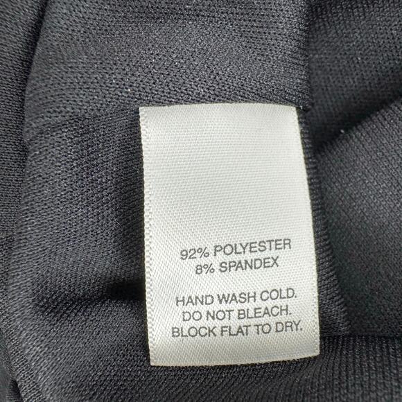 White House Black Market size XS stretchy black knee length dress - Picture 5 of 12